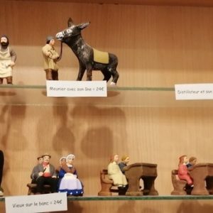 Santon 7cm double (vitrine 2)