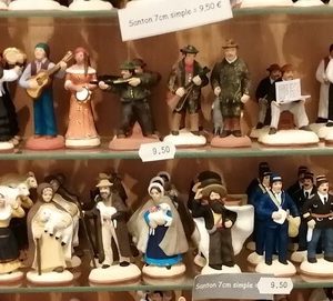 Santons 7cm simple (vitrine 3)