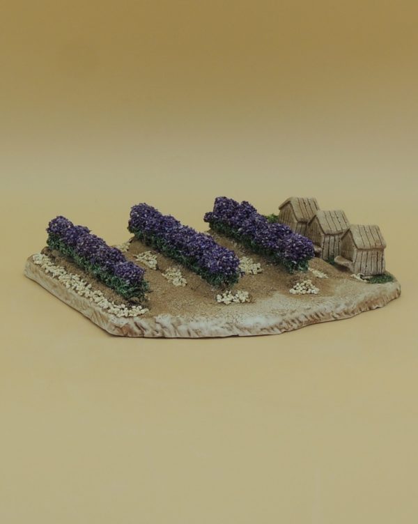Champ de lavandes ruches