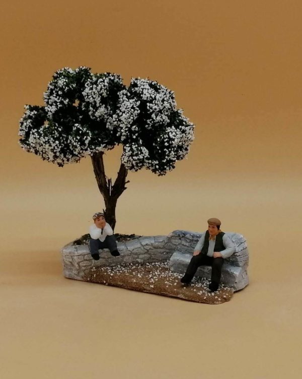 Scène arbre fleuri