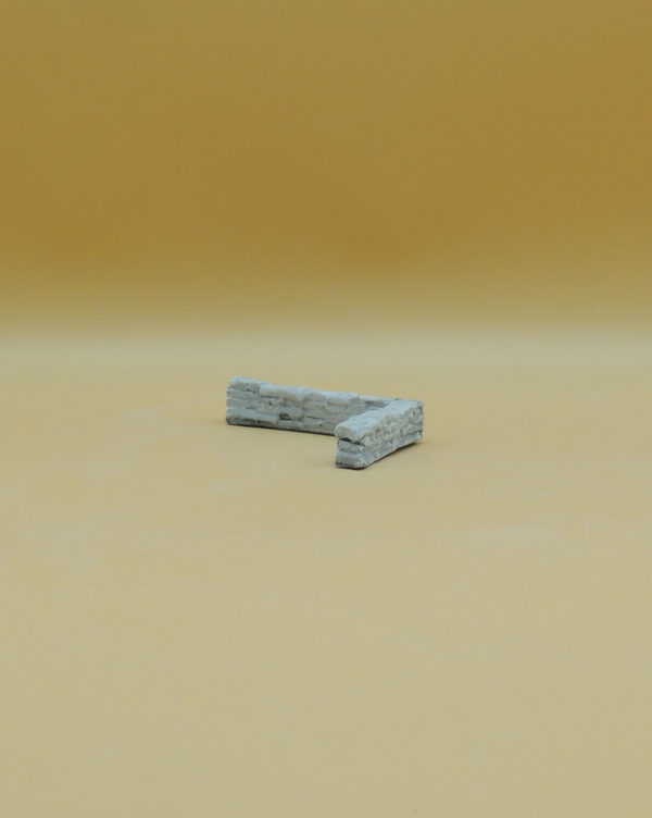 Mur angle à droite