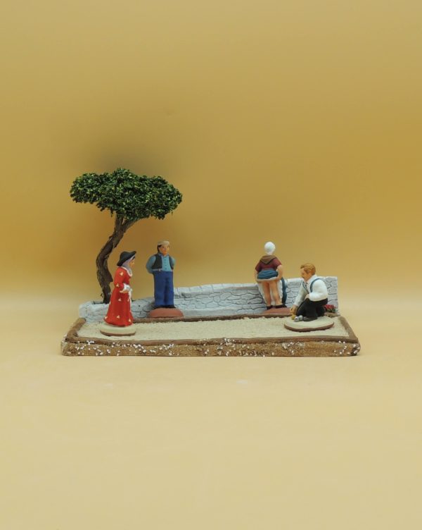 Terrain de pétanque arboré