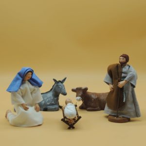 Santon Nativité en 18cm
