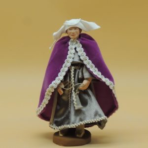 Santon roi blanc 18cm