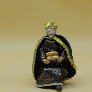 Santon Roi a genoux 18cm