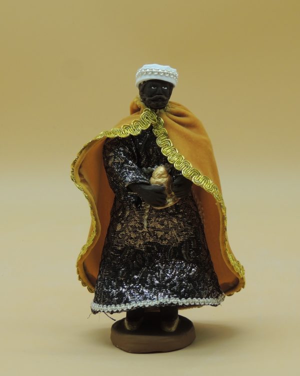 Santon Roi noir 18cm