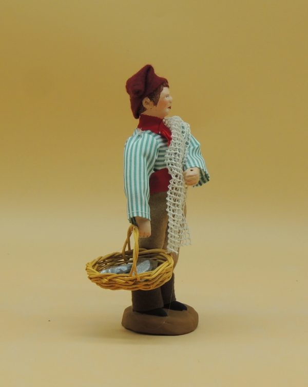 Santon homme pêcheur 18cm – Image 3