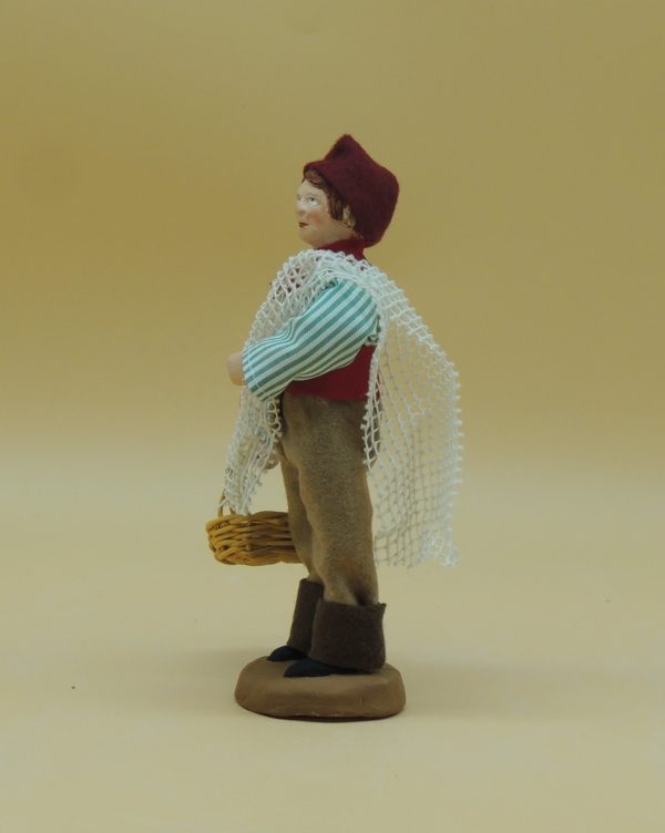 Santon homme pêcheur 18cm – Image 2