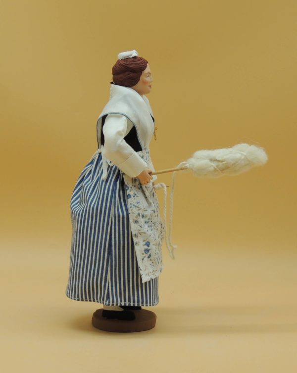 Santon 28 cm Femme à la quenouille – Image 2