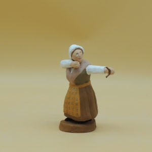 Santon Femme tir lance pierre 14cm