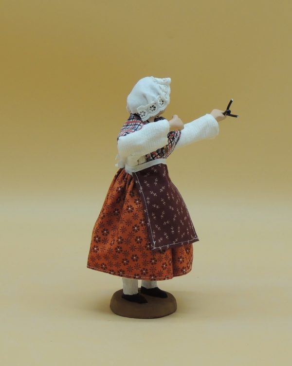 Santon Femme tir lance pierre 18cm – Image 2