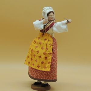 Santon 28 cm tir lance pierre